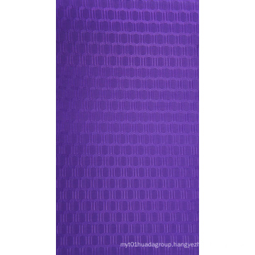 Lantern Grid Polyester Fabric with PU Coating